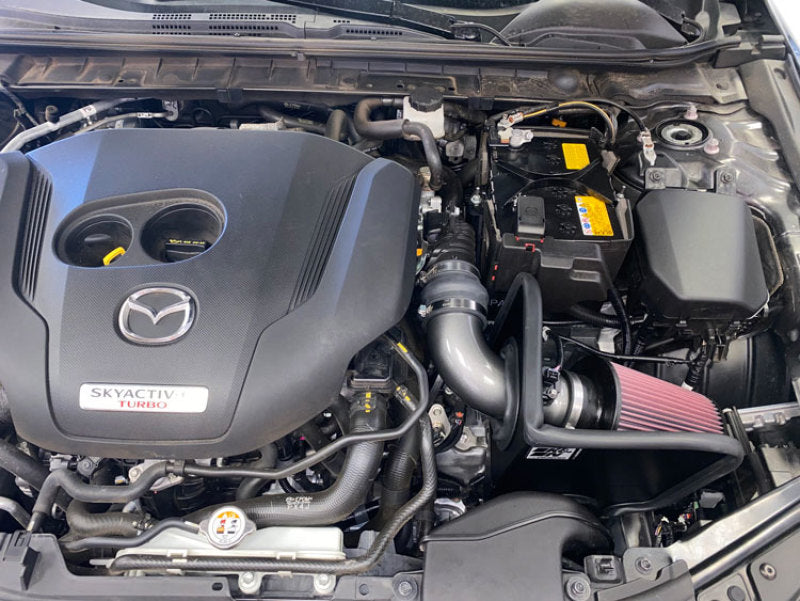 K&N Engineering 69-6036TC K&N 2021 Mazda 3 2.5L Turbo L4 Silver Typhoon Intake