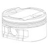 CP Pistons SC7708-6 CP Piston BMW S58B30 Pistons STD Bore (84mm) 9.3:1 - Set Of 6