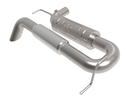 aFe 49-43147 21-24 Ford Bronco Apollo GT Series 3 IN 409 Stainless Steel Hi-Tuck Axle-Back Exhaust