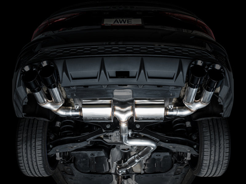 AWE Tuning 3015-43897 AWE 22-24 Audi 8Y S3 Touring Edition Exhaust - Diamond Black Tips
