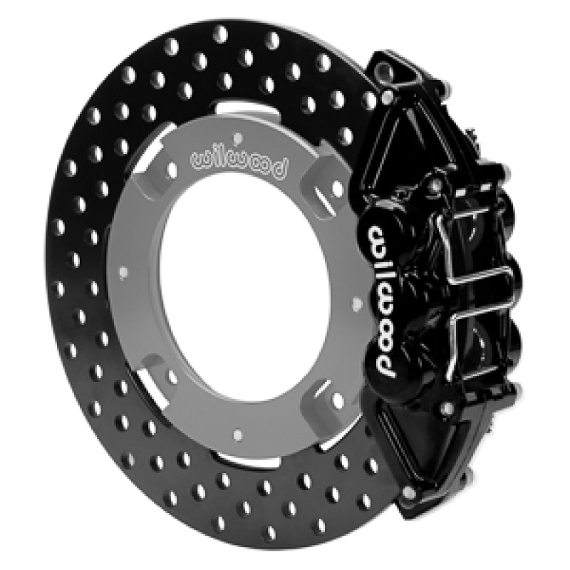 Wilwood 140-16629-D 17-21 Can-Am X3RS Black 6-Piston Rear Kit 11.25in - Drilled Rotors