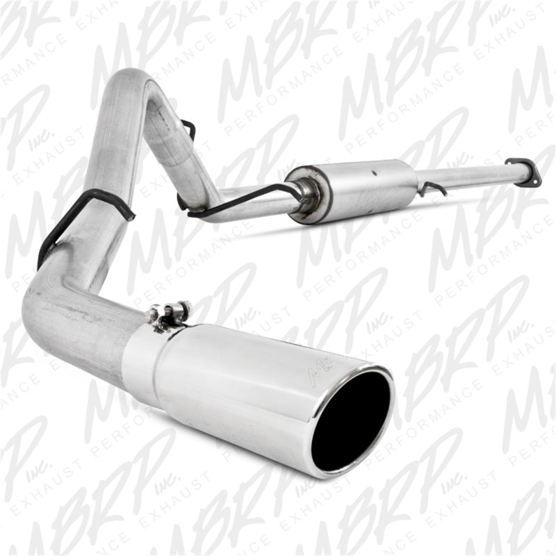 MBRP S5036AL 2007-2008 Chev/GMC 1500 (Next Gen.) CC EC 66 bed 4.8/5.3L Cat Back Single Side
