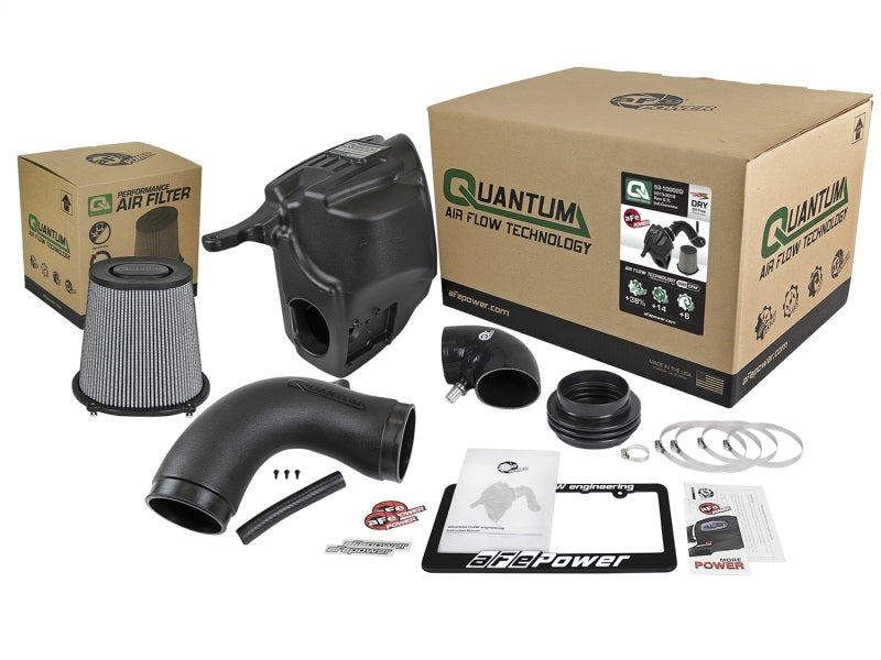 aFe 53-10002D Quantum Pro DRY S Cold Air Intake System 13-18 Dodge Cummins L6-6.7L - Dry