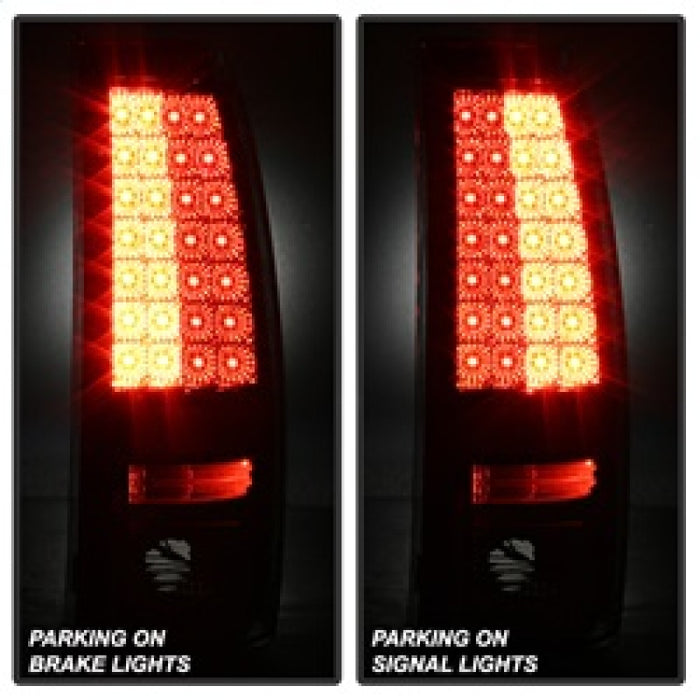 SPYDER 5001733 Spyder Chevy Silverado 1500/2500 03-06 (Does Not Fit Stepside)LED Tail Lights Chrm ALT-YD-CS03-LED-C