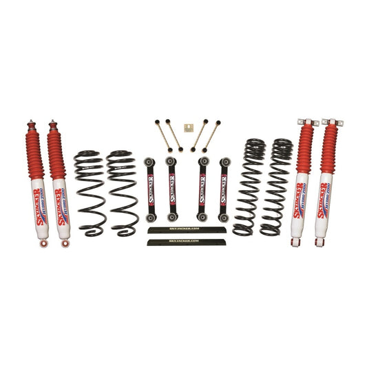 Skyjacker TJ401BPHLT Jeep TJ/LJ 4in Dual Rate Long Travel Front/Rear Kit w/ Hydro 7000 Shocks