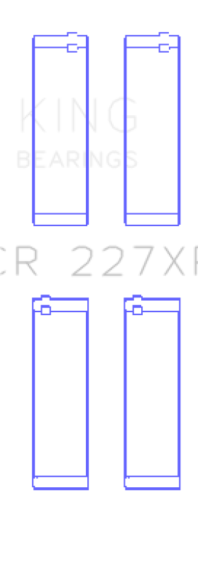 King Engine Bearings CR227XPCSTDX King Audi R8 4.2L/5.2L/Lamborghini Gallardo/Huracan V10 Coated Rod Bearing Set - Size STDX