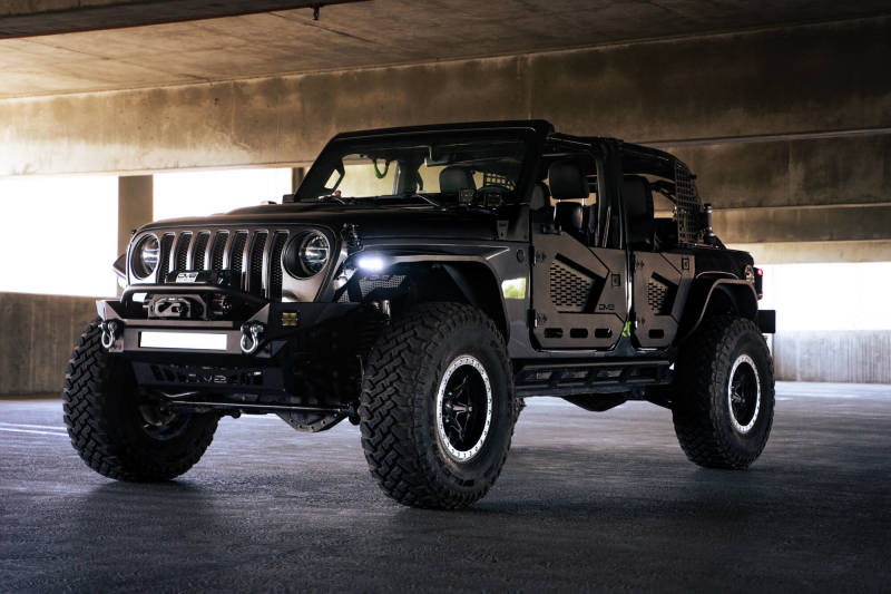 DV8 Offroad FDJL-07 18-23 Jeep Wrangler JL Slim Fender Flares