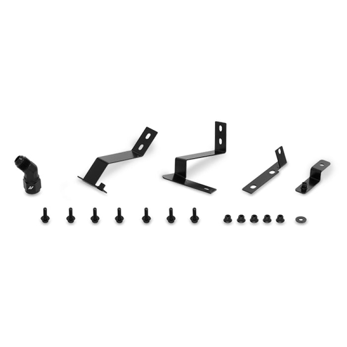 Mishimoto MMOC-CAM8-16TSL 2016+ Chevy Camaro Oil Cooler Kit w/ Thermostat - Silver