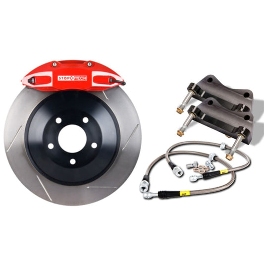 Stoptech 82.895.5N00.71 StopTech 2015 VW GTI Front BBK w/ Red ST-41 Caliper Slotted 328X25 1pc Rotor