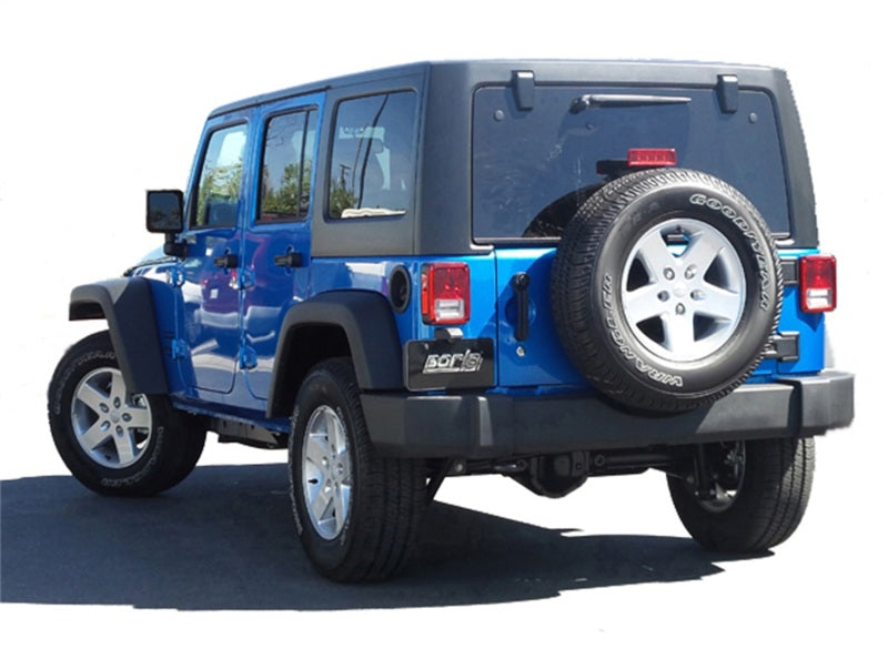 Borla 140634 12-15 Jeep Wrangler 3.6L V6 Auto/Manual Trans Turndown Tip Dual Left Rear Exit Exhaust