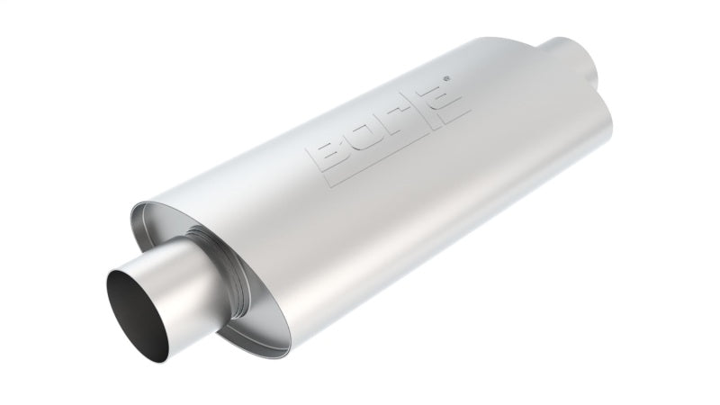 Borla 40944 XR-1 Racing Sportsman 3 inch Outlet / 3 inch Inlet Oval Muffler