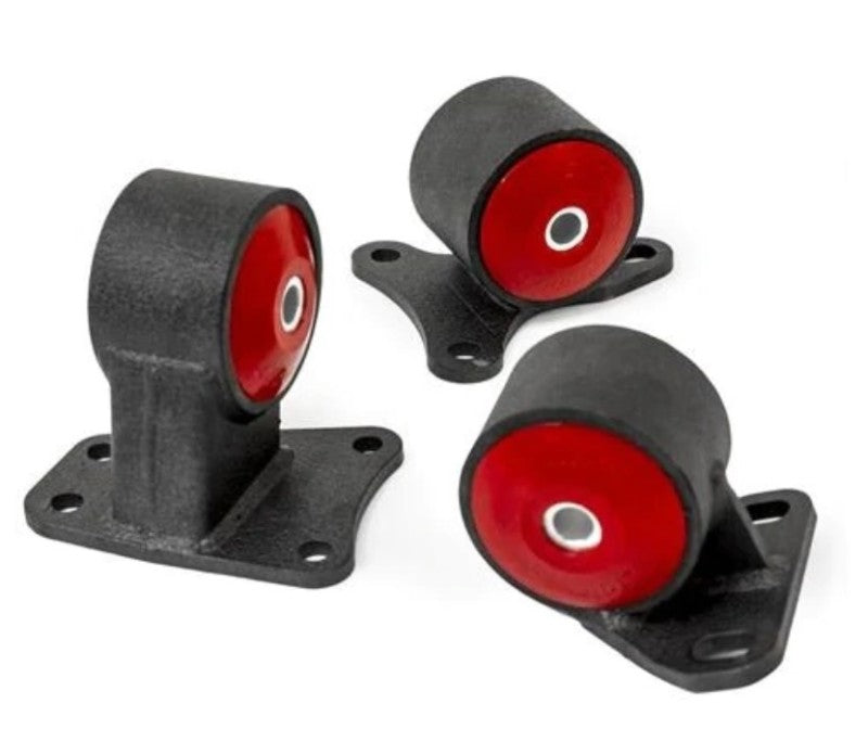 Innovative Mounts 29151-75A Innovative 88-91 Prelude B-Series Black Steel Mounts 75A Bushings