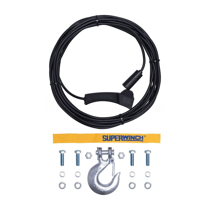 Superwinch 1455201 5500 LBS 12V DC 1/4in x 60ft Synthetic Rope S5500 Winch