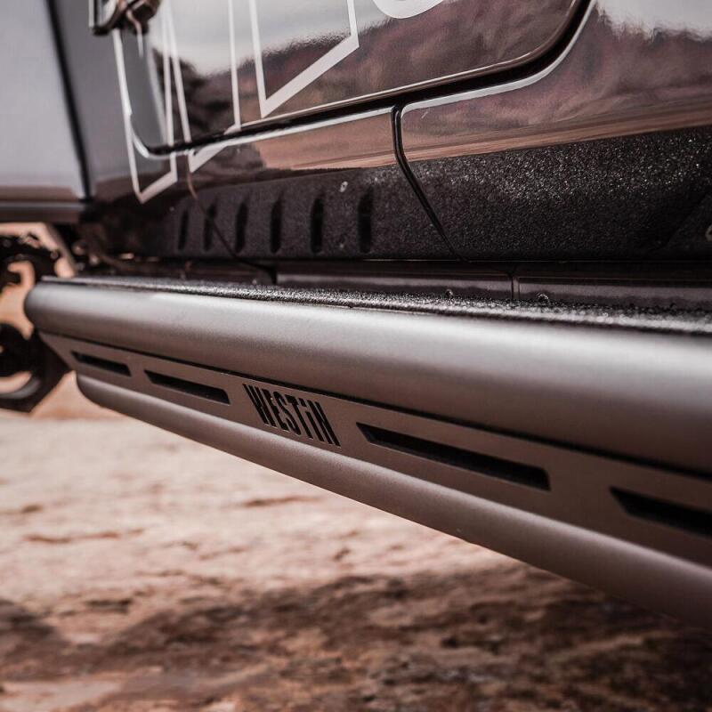 Westin 42-6025 /Snyper 2018+ Jeep Wrangler JL Unlimited 4DR Triple Tube Rock Rail Steps - Textured Black