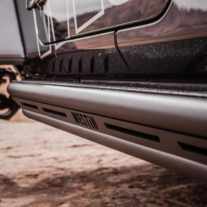 Westin 42-6025 /Snyper 2018+ Jeep Wrangler JL Unlimited 4DR Triple Tube Rock Rail Steps - Textured Black