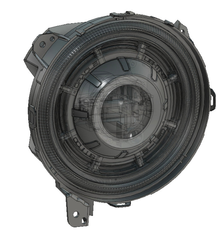 ORACLE Lighting 5839-504 Oracle Oculus Bi-LED Projector Headlights for Jeep JL/Gladiator JT - Matte Blk - 5500K