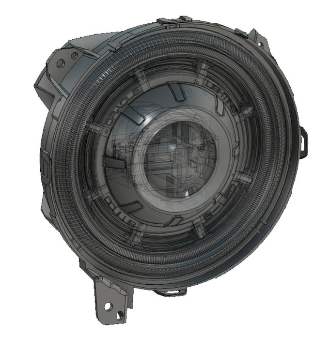 ORACLE Lighting 5839-504 Oracle Oculus Bi-LED Projector Headlights for Jeep JL/Gladiator JT - Matte Blk - 5500K