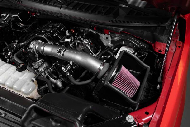K&N Engineering 77-2619KC K&N 18-24 Ford F150 3.3L V6 Performance Air Intake System w/ Red Air Filter