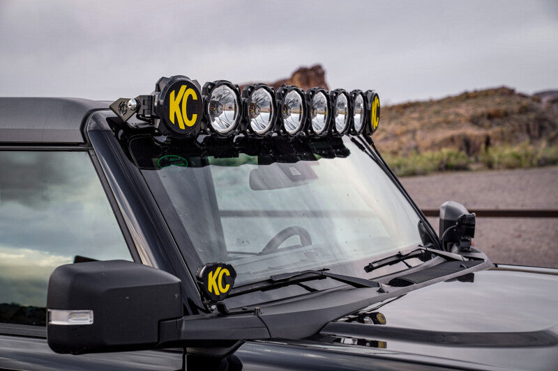 KC HiLiTES 7332 2021+ Ford Bronco 50in Overhead Light Bar Mounting Bracket Set