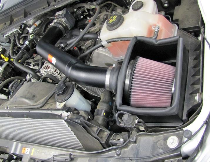 K&N Engineering 77-2582KTK K&N 11-12 Ford F250/F350 SD 6.2L V8 High Flow Performance Intake