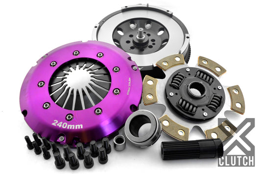 XCLUTCH XKBM24565-1R XClutch 07-10 BMW 335i Base 3.0L Stage 2R Extra HD Sprung Ceramic Clutch (8 Bolt/PB in Input Shaft)
