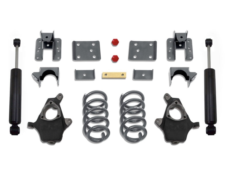 Maxtrac KS331546-8 MaxTrac 14-16 GM C/K1500 2WD/4WD Extended/Crew Cab w/Cast Steel Susp. 4in/6in Lowering Kit