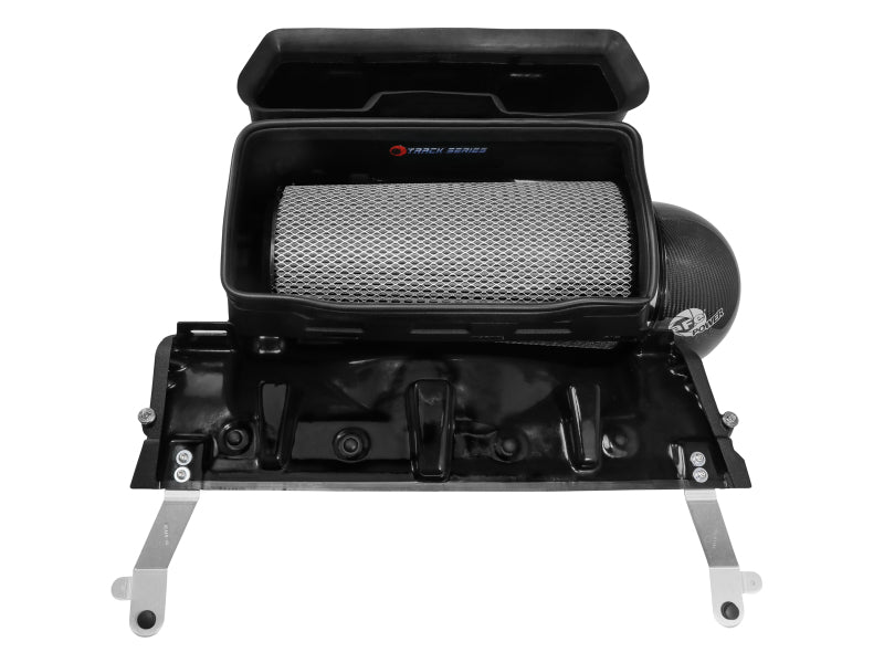 aFe 57-10022D 21-23 RAM 1500 TRX Track Series Carbon Fiber Cold Air Intake System w/ Pro DRY S