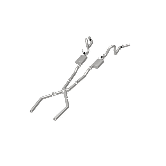 Magnaflow Perf Exhaust MAG15898 68-72 GM A Body 3in Dual Exhaust System