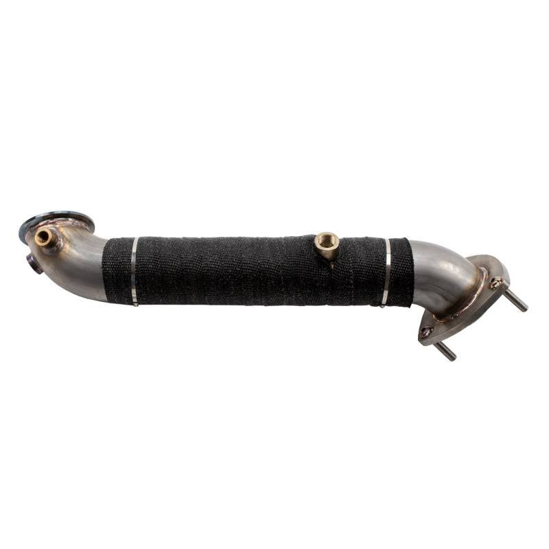 Wehrli WCF100705 15.5-16 Chevrolet 6.6L LML Duramax 3in Stainless Down Pipe (3 Bolt Flange)