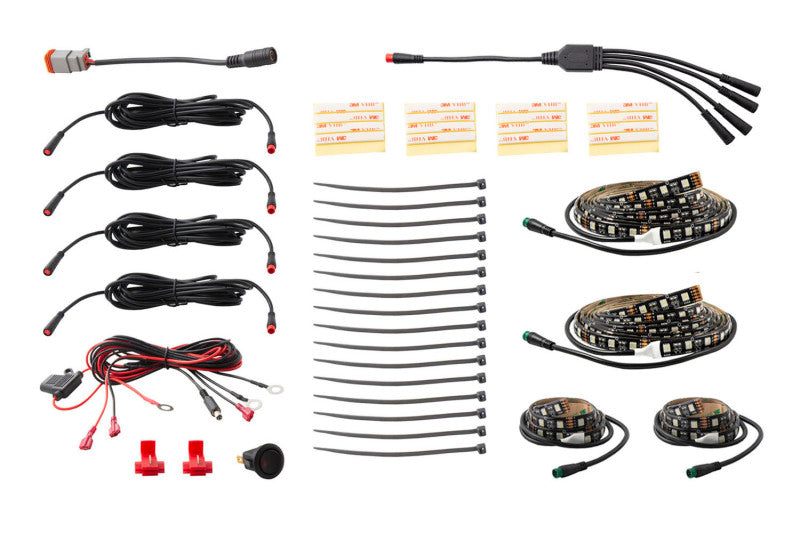 Diode Dynamics DD0442 RGBW Multicolor Underglow LED Kit