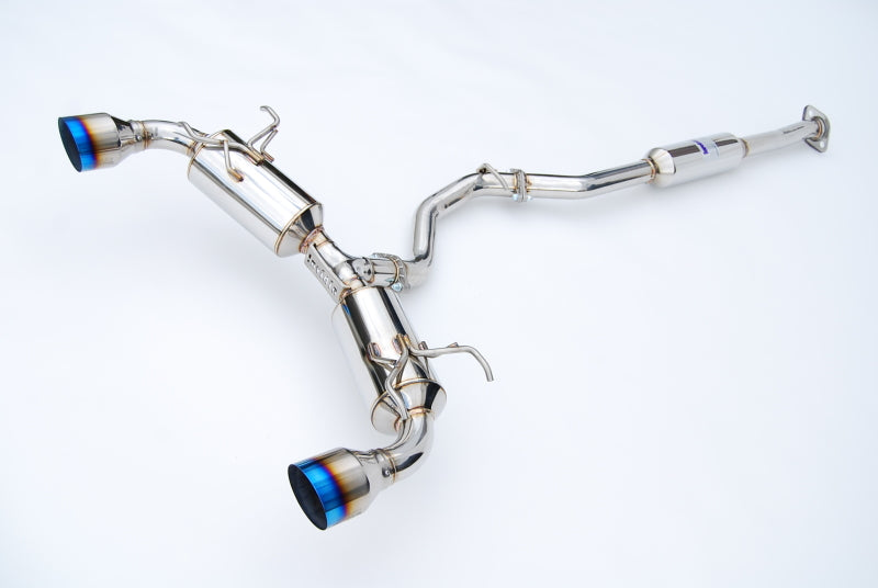 Invidia HS12SST6N21GT 12+ Subaru BRZ / Toyota 86 N2 60mm Single Layer Titanium Burnt Tips Cat-Back Exhaust
