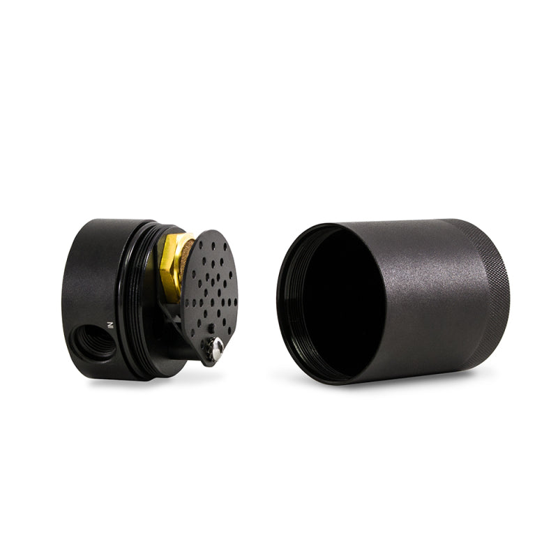 Mishimoto MMBCC-BR23-21P 2021+ Ford Bronco 2.3L Baffled Oil Catch Can - PCV Side - Black