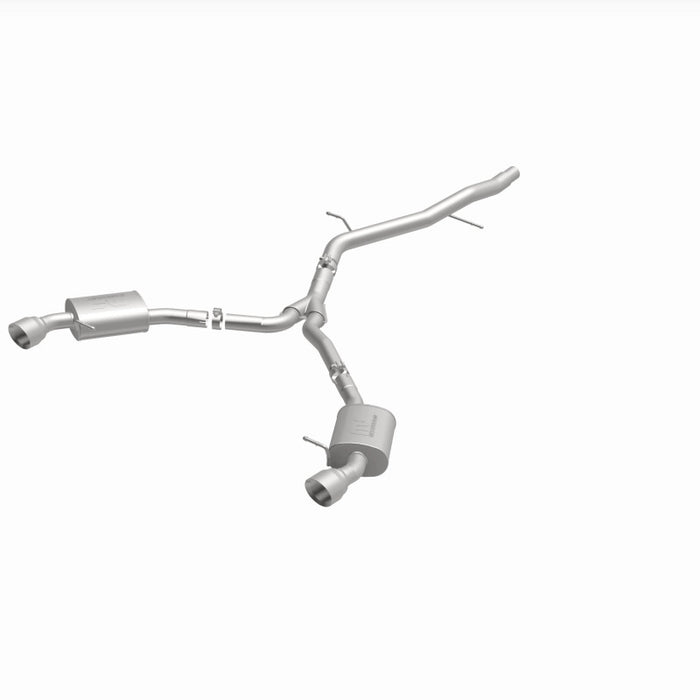 Magnaflow 19390 MagnaFlow 18-19 Audi A5 Dual Exit Polished Stainless CatBack Exhaust - 3in Main Piping Diameter
