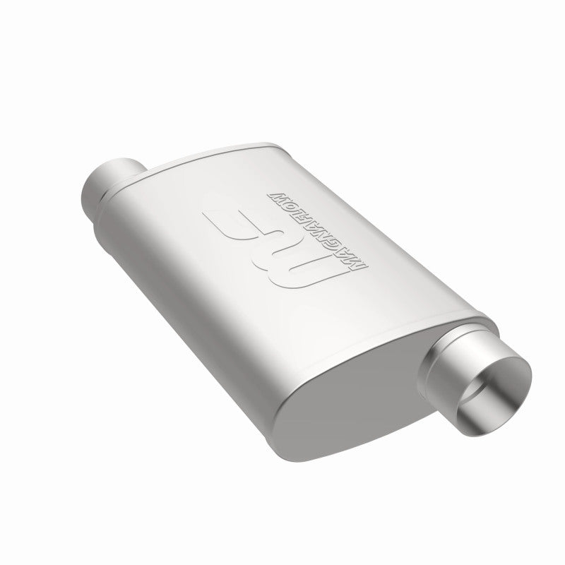 Magnaflow Perf Exhaust MAG11239 Stainless Steel Muffler 3in In/Out Offset/Offset
