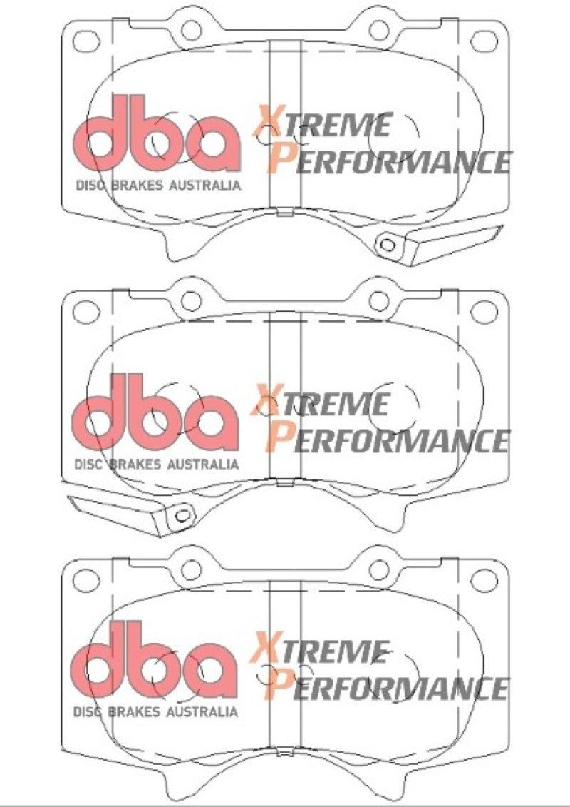 DBA DB1482XP 2015 Toyota Tacoma XP650 Front Brake Pads