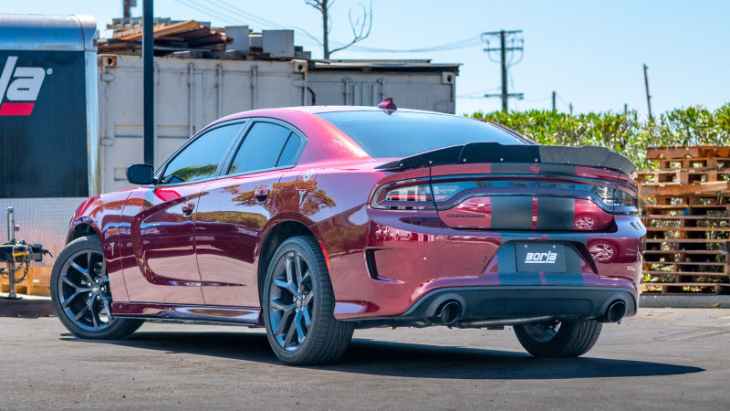 Borla 140918BC 19-23 Dodge Charger GT 3.6L V6 RWD ATAK Catback Exhaust - Black Chrome Tips