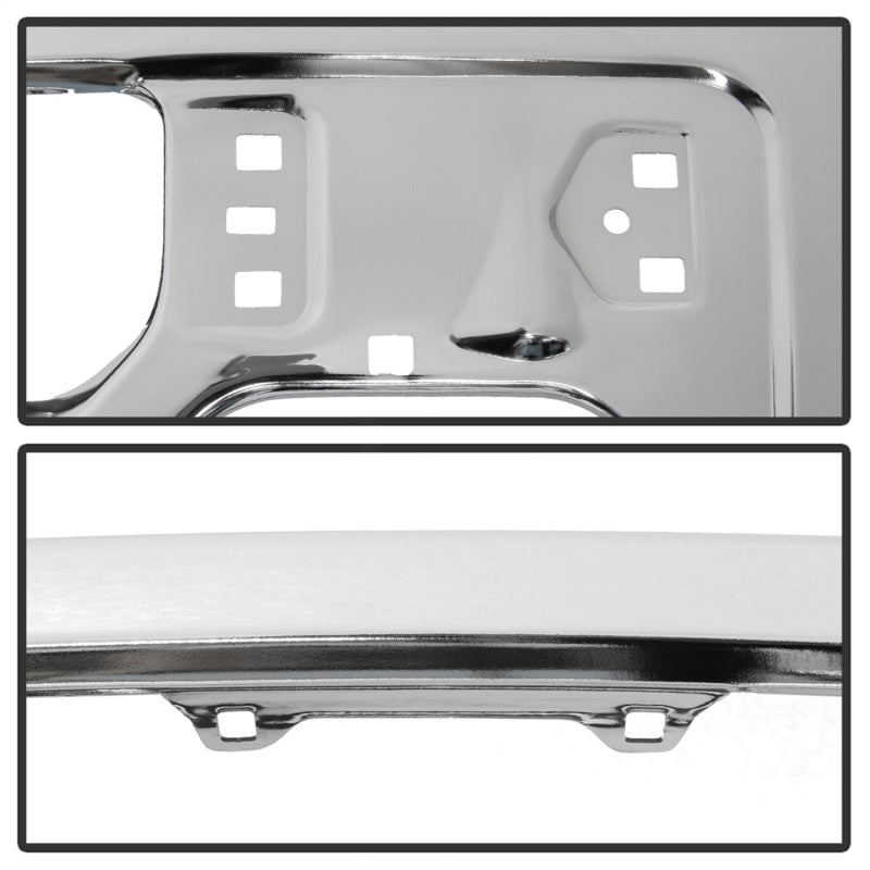 SPYDER 9948473 Spyder Ford F150 09-14 w/o Fog Light Hole Front Bumper - Chrome (OEM # 9L3Z17757A)