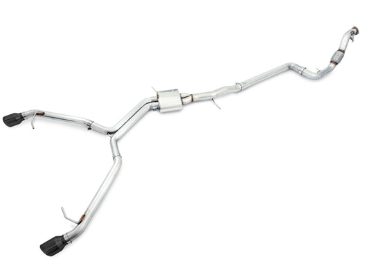 AWE Tuning 3020-33034 Audi B9 A5 Track Edition Exhaust Dual Outlet - Diamond Black Tips (Includes DP)