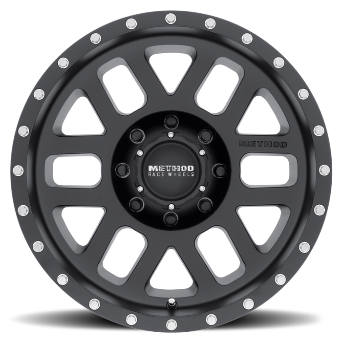 Method Wheels MR30689080518 Method MR306 Mesh 18x9 +18mm Offset 8x6.5 130.81mm CB Matte Black Wheel