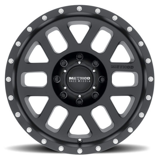 Method Wheels MR30689087518 Method MR306 Mesh 18x9 +18mm Offset 8x170 130.81mm CB Matte Black Wheel