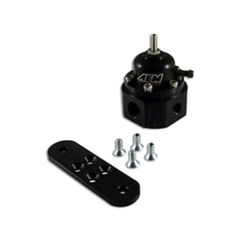 AEM 25-302BK Universal Black Adjustable Fuel Pressure Regulator