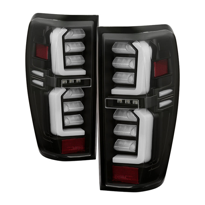 SPYDER 5000286 Spyder GMC Sierra 19-20 Incandescent Bulb Model Only LED Tail Lights - Black ALT-YD-GS19-LED-BK