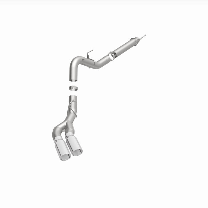 Magnaflow 19422 MagnaFlow CatBack 2018 Ford F-150 V6-3.0L Dual Exit Polished Stainless Exhaust - MF Series