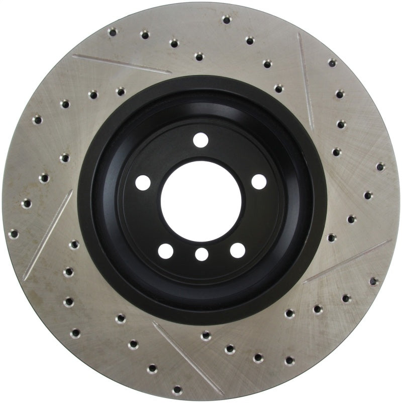 Stoptech 127.34093R StopTech 07-09 BMW 335 (E90/E92/E93) Slotted & Drilled Right Front Rotor
