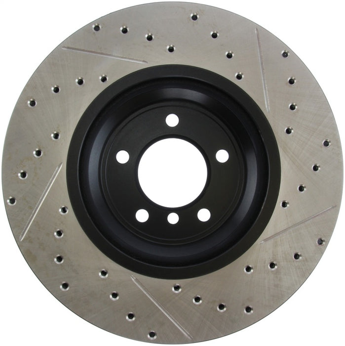 Stoptech 127.34093R StopTech 07-09 BMW 335 (E90/E92/E93) Slotted & Drilled Right Front Rotor