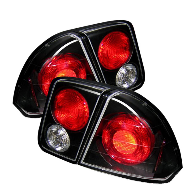 SPYDER 5004406 Spyder Honda Civic 01-05 4Dr Euro Style Tail Lights Black ALT-YD-HC01-4D-BK