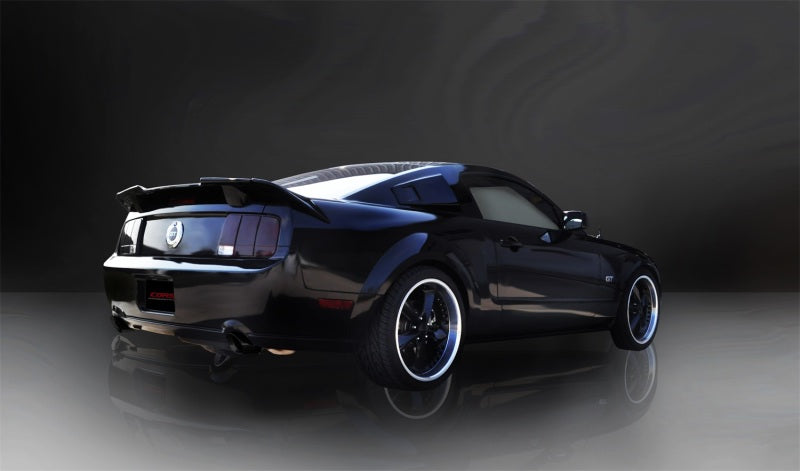 CORSA Performance 14311BLK Corsa 2005-2010 Ford Mustang Shelby GT500 5.4L V8 Black Sport Axle-Back Exhaust