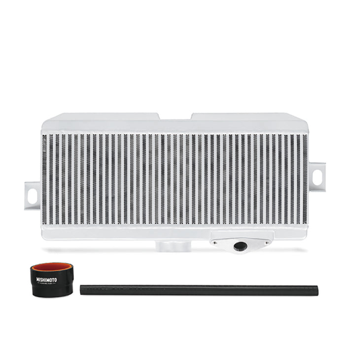 Mishimoto MMTMIC-STI-08SLBK Subaru 08-15 WRX STi Top-Mount Intercooler Kit - Powder Coated Silver & Black Hoses