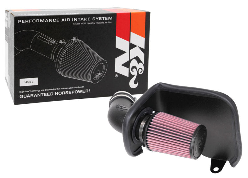 K&N Engineering 63-1585 K&N 19-20 Jeep Cherokee V6-3.2L AirCharger Performance Intake