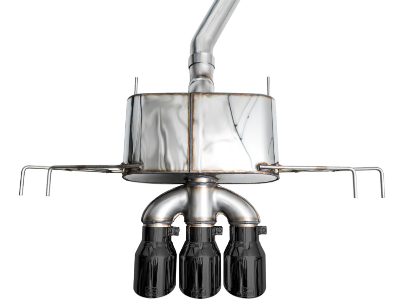 AWE Tuning 3015-53287 2023 Honda Civic Type R FL5 Touring Edition Exhaust w/ Triple Diamond Black Tips